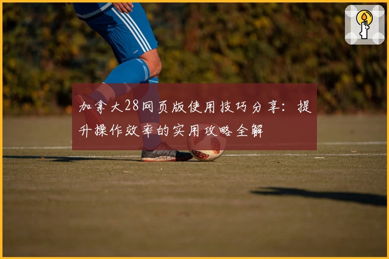 加拿大28网页版使用技巧分享：提升操作效率的实用攻略全解